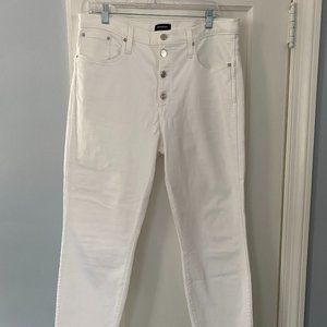 J.Crew White  Straight Leg Jeans